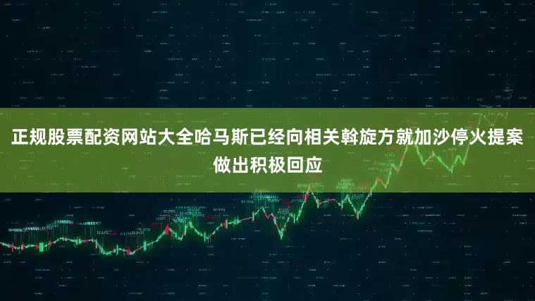 正规股票配资网站大全哈马斯已经向相关斡旋方就加沙停火提案做出积极回应
