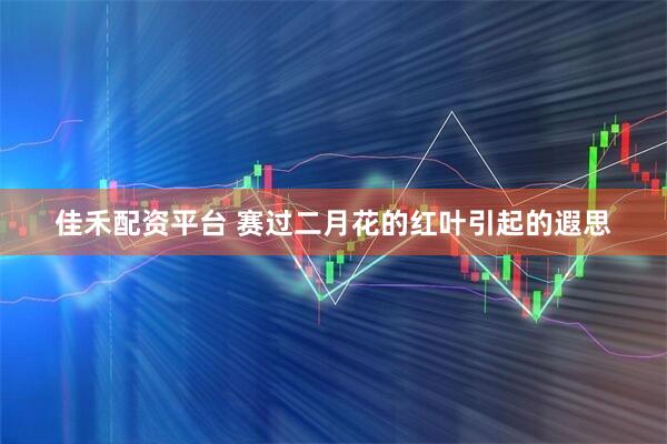 佳禾配资平台 赛过二月花的红叶引起的遐思