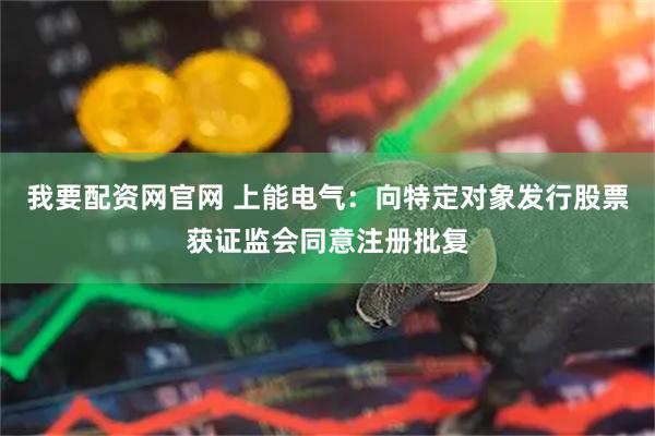 我要配资网官网 上能电气：向特定对象发行股票获证监会同意注册批复